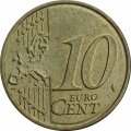 Финляндия 10 евроцентов 2015 год - Герб Финляндии