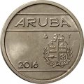 Аруба 25 центов 2016 год