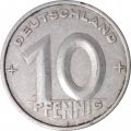 ГДР 10 пфеннигов 1953 год (A)