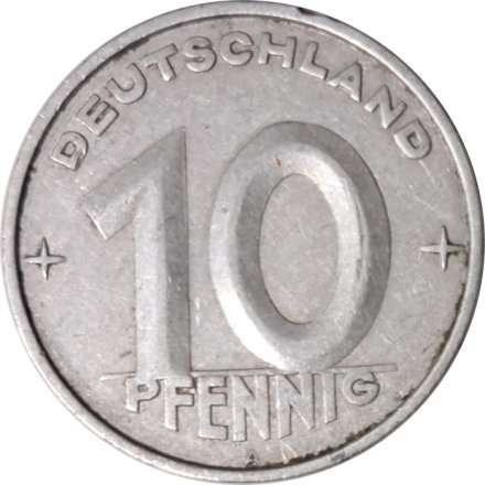 ГДР 10 пфеннигов 1953 год (A)