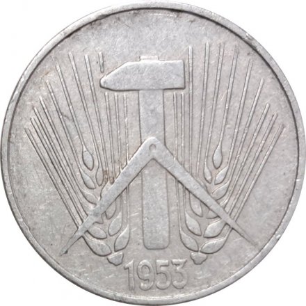ГДР 10 пфеннигов 1953 год (A)