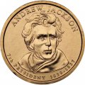 США 1 доллар 2008 год - Эндрю Джексон (P)
