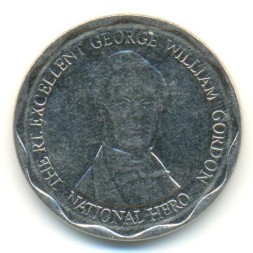 Ямайка 10 долларов 2015 год - Джордж Уильям Гордон