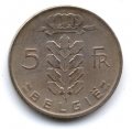 Бельгия 5 франков 1964 год BELGIE