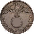 Третий Рейх 2 рейхспфеннига 1938 год (D)