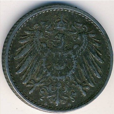 Германия 5 пфеннигов 1916 год