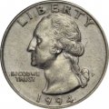 США 25 центов (1/4 доллара) 1994 год - Джордж Вашингтон (P)