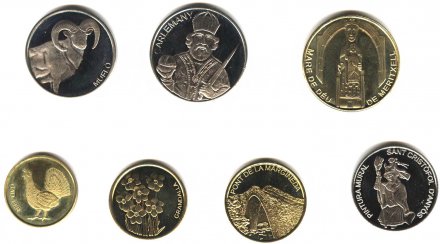 Набор из 7 монет Андорра 2013 год