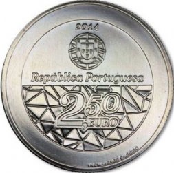 Португалия 2,5 евро 2014 год - 35 лет национальной системе здравоохранения