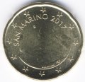 Сан-Марино 20 евроцентов 2017 год - Три башни Сан-Марино