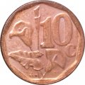 ЮАР 10 центов 2021 год