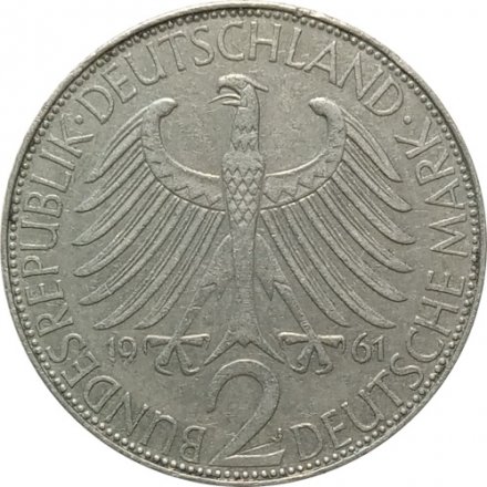 ФРГ 2 марки 1961 год (J)
