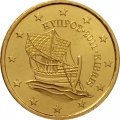 Кипр 10 евроцентов 2011 год - Судно «Кирения» UNC