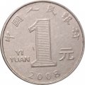 Китай 1 юань 2008 год