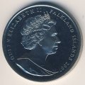 Фолклендские острова 1 крона 2007 год - 20 лет рыболовству на Фолклендских островах (медь-никель)