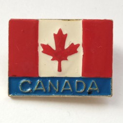 Значок Canada (Канада) флаг, тяжелый