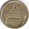 Финляндия 5 марок 1990 год - Ледокол Урхо