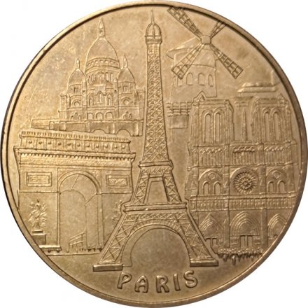 Жетон Monnaie de Paris. Париж. Франция. 2012 год