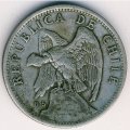 Чили 1 песо 1924 год