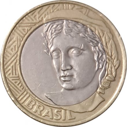 Бразилия 1 реал 1998 год - Символ Республики