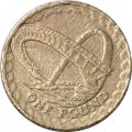 Великобритания 1 фунт 2007 год - Мост Миллениум (Мост Тысячелетия) (никель-латунь)