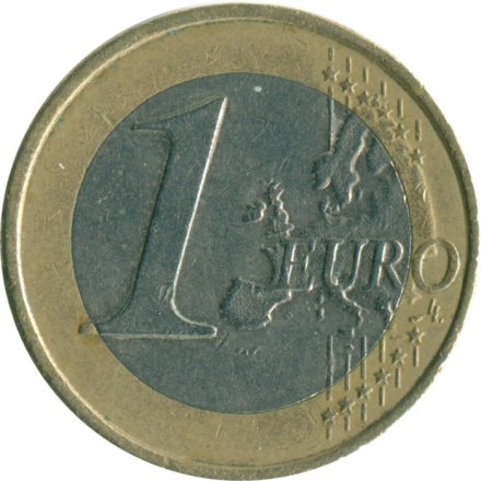 Греция 1 евро 2007 год - Сова