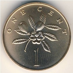 Ямайка 1 цент 1972 год