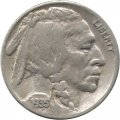 США 5 центов 1935 год - Buffalo Nickel (D)
