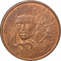Франция 1 евроцент 2007 год - Марианна