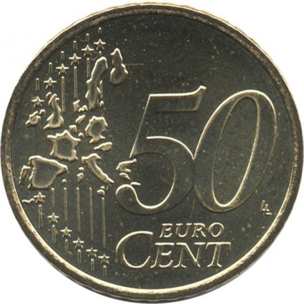 Андорра 50 евроцентов 2014 год - Церковь Санта Колома