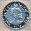 Дания 100 крон 2008 год - Международный полярный год. Сириус (Ag)