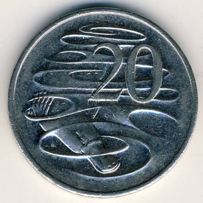 Австралия 20 центов 1997 год