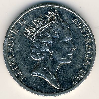 Австралия 20 центов 1997 год