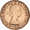 Австралия 1/2 пенни 1953 год