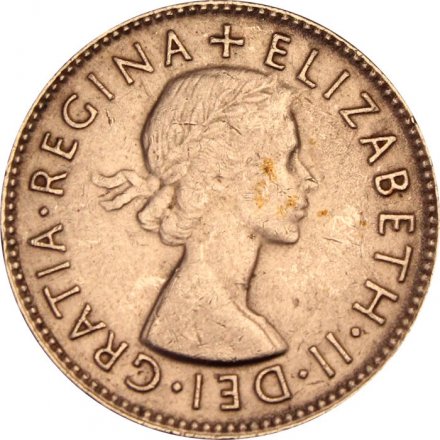 Австралия 1/2 пенни 1953 год
