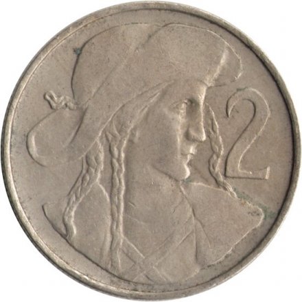 Чехословакия 2 кроны 1947 год