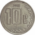 Мексика 10 сентаво 2010 год