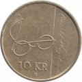Норвегия 10 крон 2008 год - 200 лет со дня рождения Генрика Вергеланна - VF