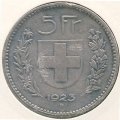 Швейцария 5 франков 1923 год