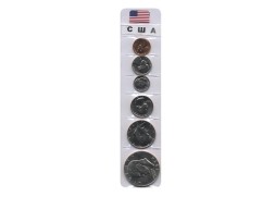 Набор из 6 монет США 1974 год