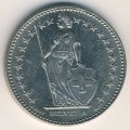 Швейцария 2 франка 1999 год