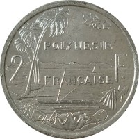 Французская Полинезия 2 франка 2018 год