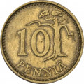 Финляндия 10 пенни 1966 год