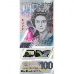 Восточные Карибы 100 долларов 2019 год - UNC