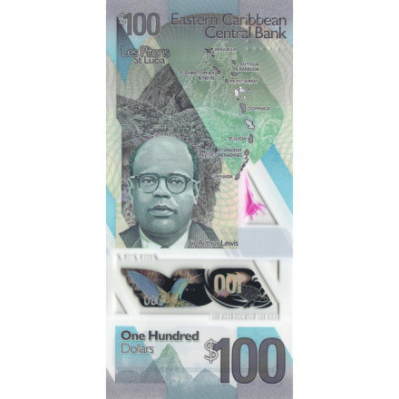 Восточные Карибы 100 долларов 2019 год - UNC
