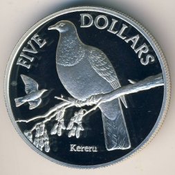 Новая Зеландия 5 долларов 2001 год
