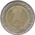 Германия 2 евро 2002 год - Орёл (J)