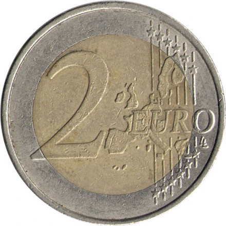 Германия 2 евро 2002 год - Орёл (J)