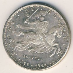Люксембург 20 франков 1946 год