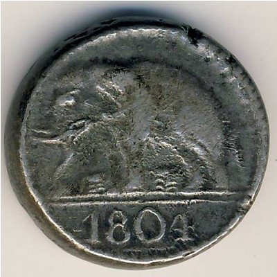 Цейлон 48 стиверов 1804 год